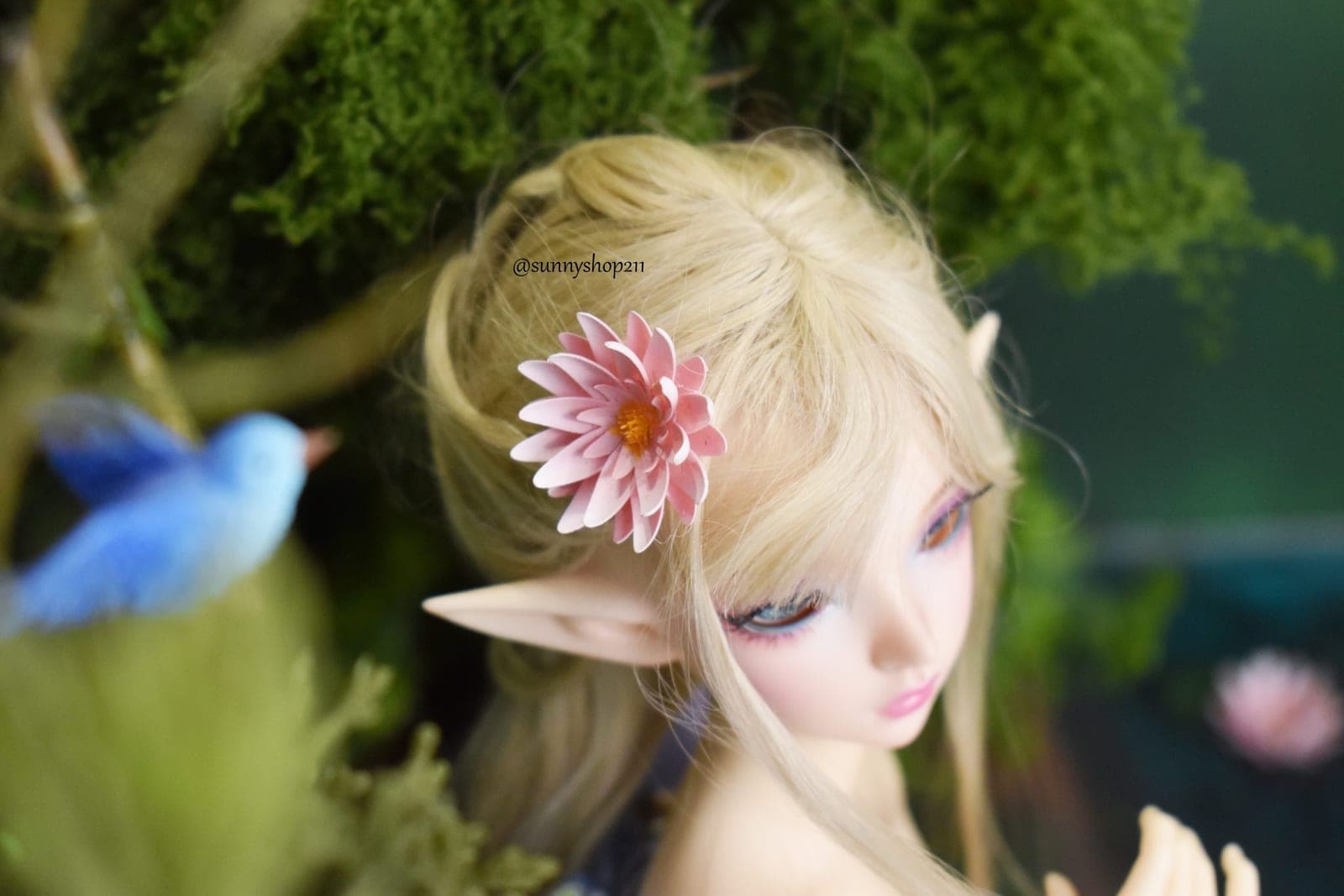 Nénuphar miniature aimanté – Accessoire féerique pour BJD / dolls