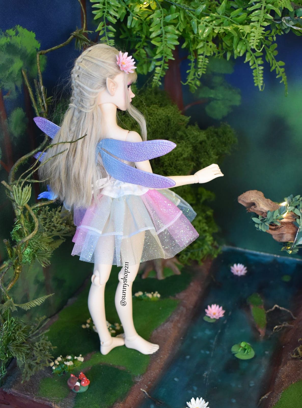Ailes de libellule “Lyséa” – Simulation BJD MSD / Minifee (1/4)