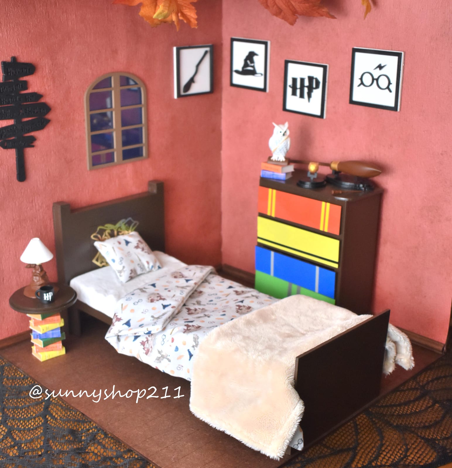 miniature wizard room 1/6