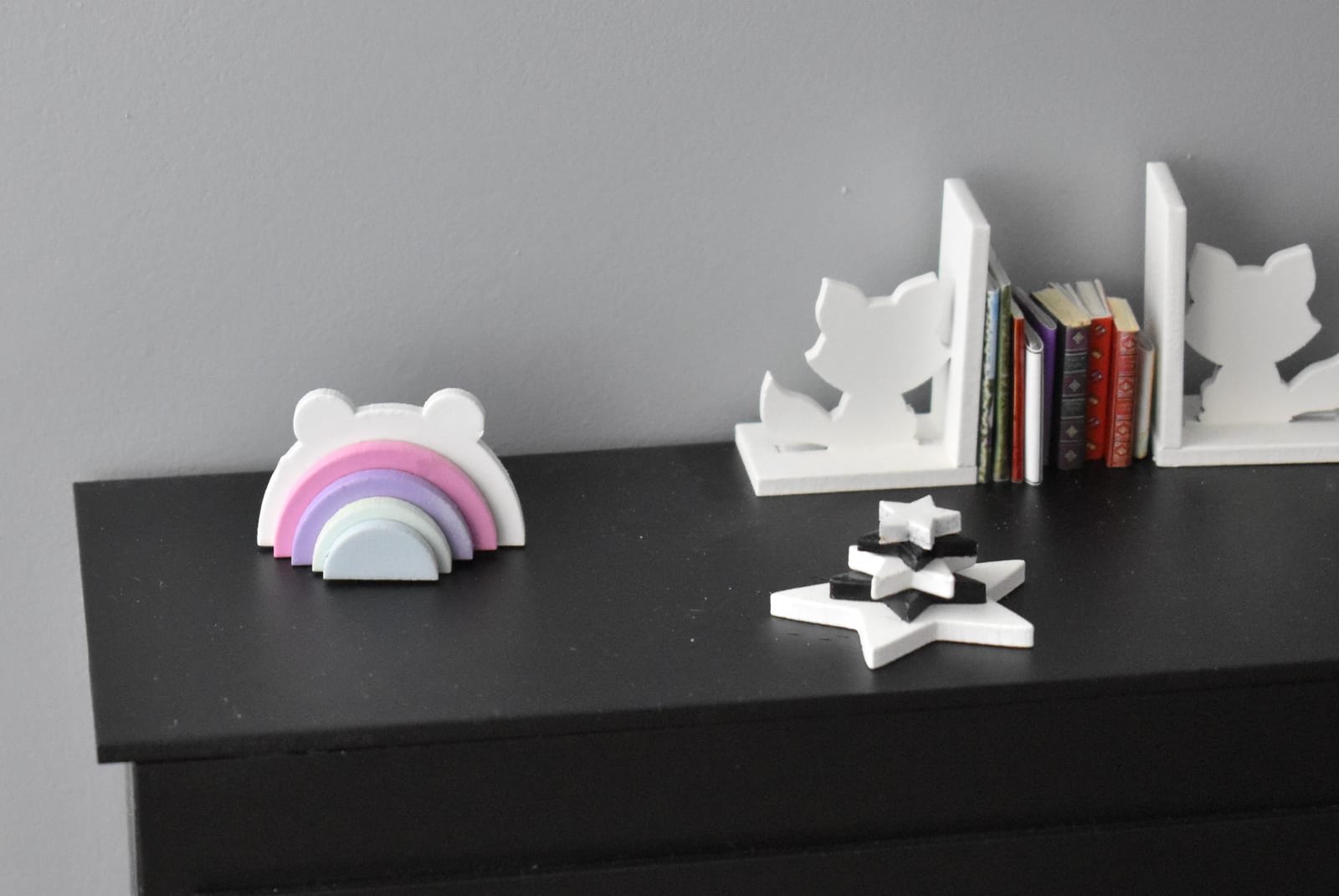 Miniature bear stacking toy