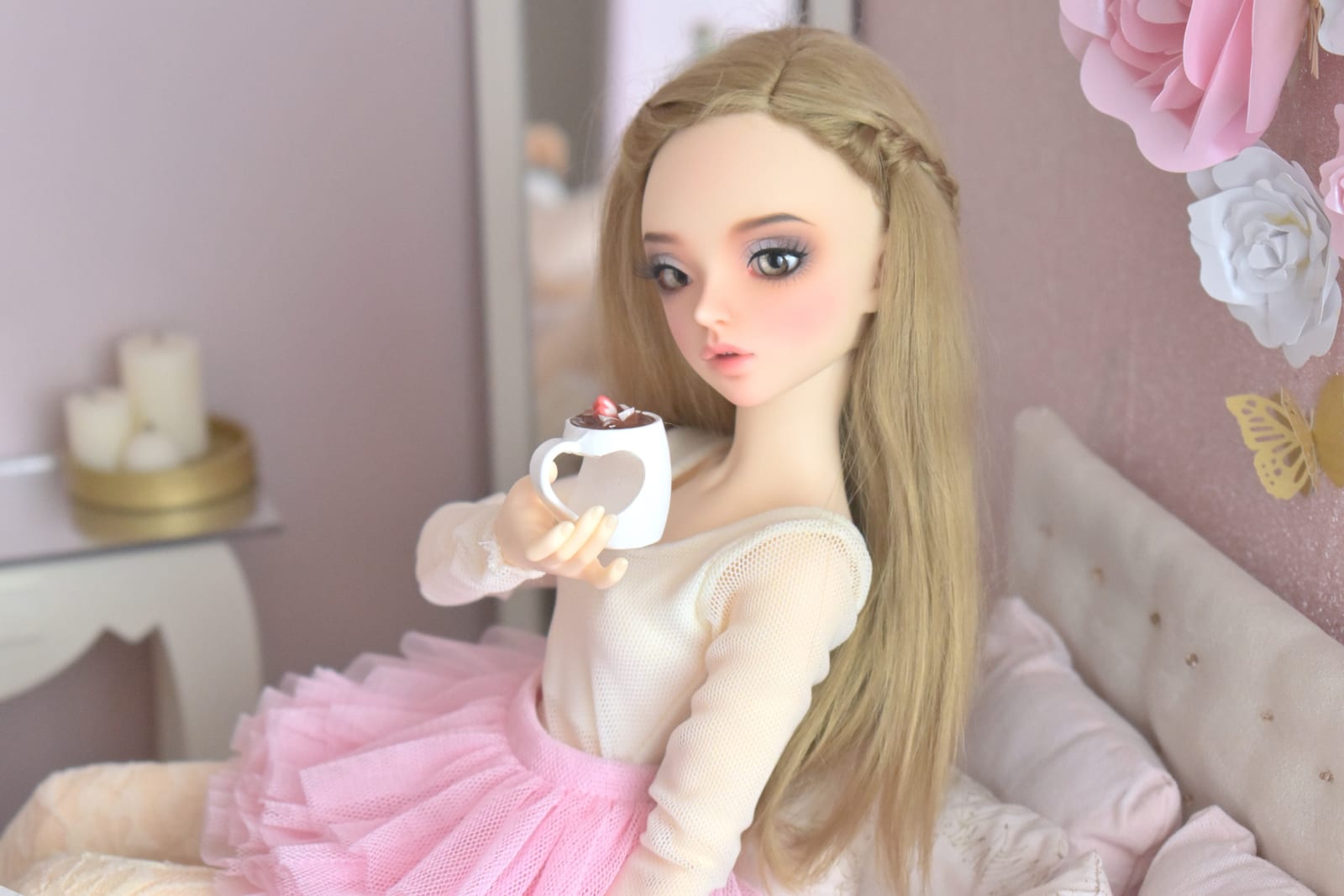 Miniature heart mug 1/4