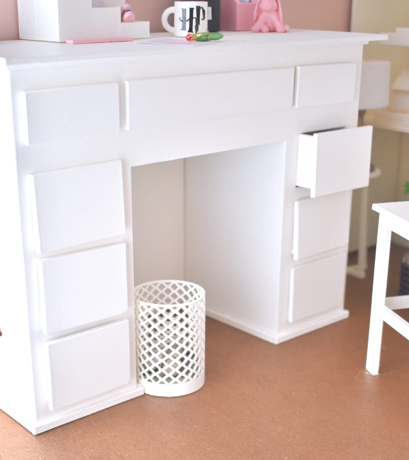1/4 desk diorama minifee