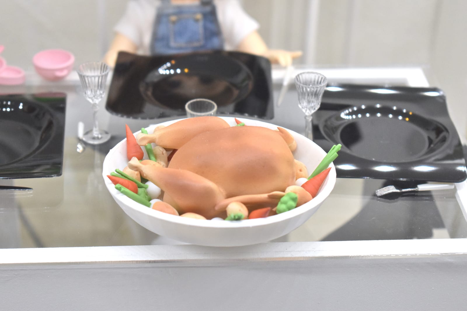 Miniature chicken set 1/4