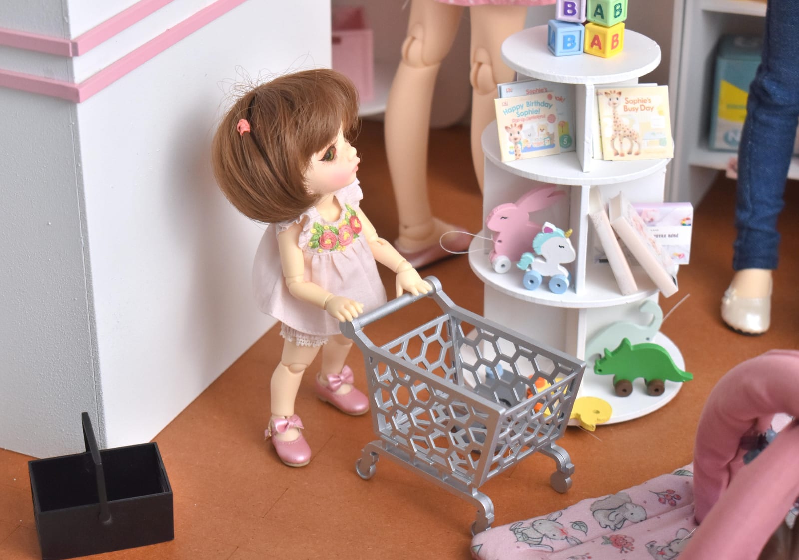 Miniature shopping cart simulation pukifee