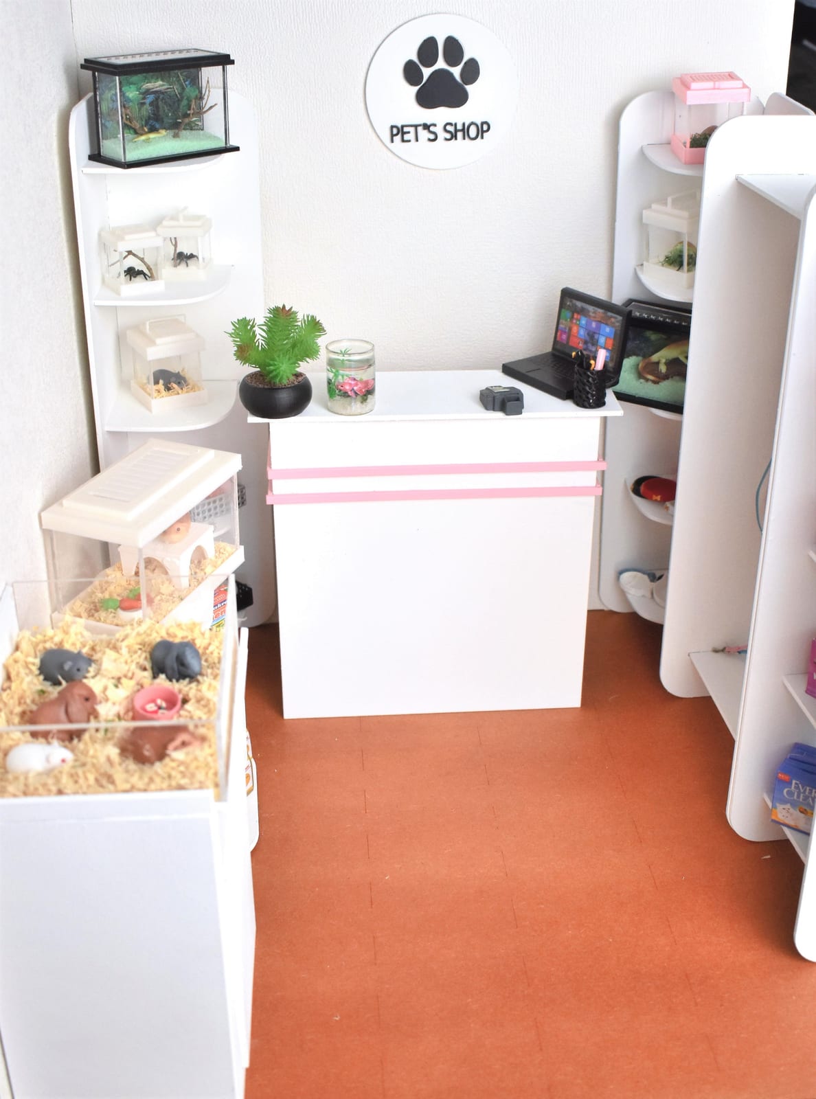 Pet Shop 1/6 1/4 miniature