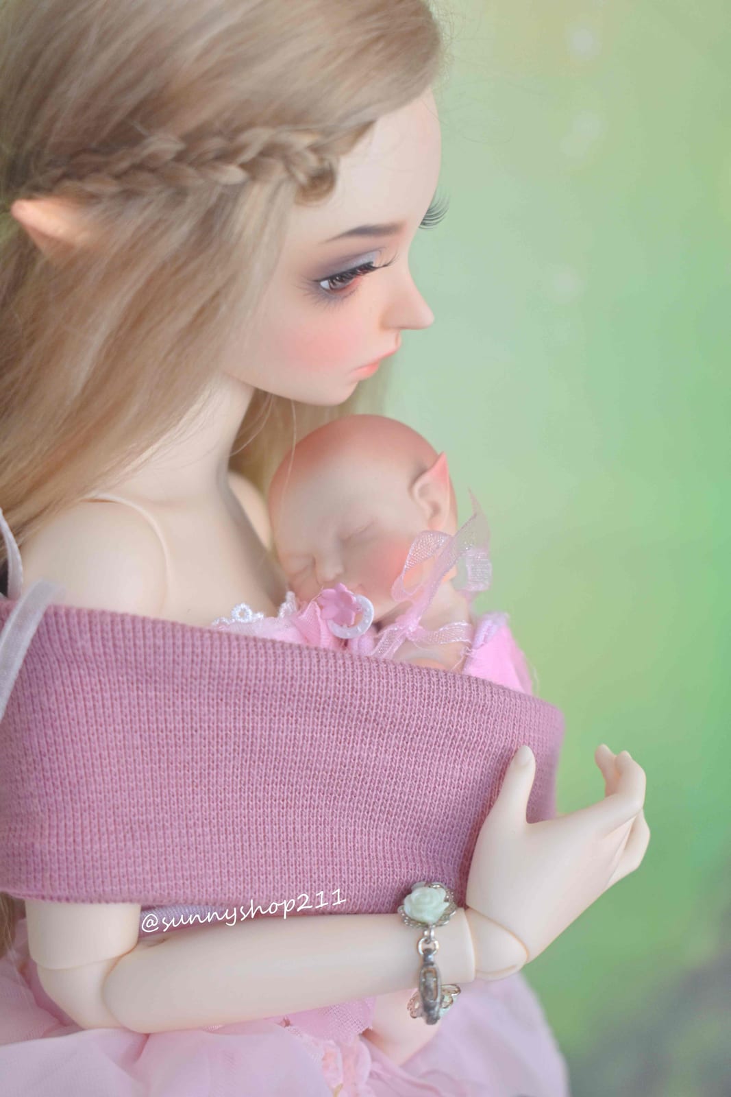 Miniature 1/4 baby carrier, minifee, msd, bjd baby
