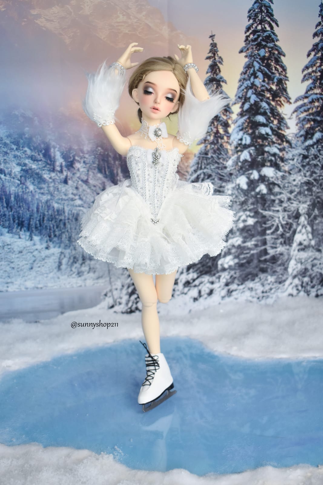 Ice skates bjd minifee, MSD, unoa