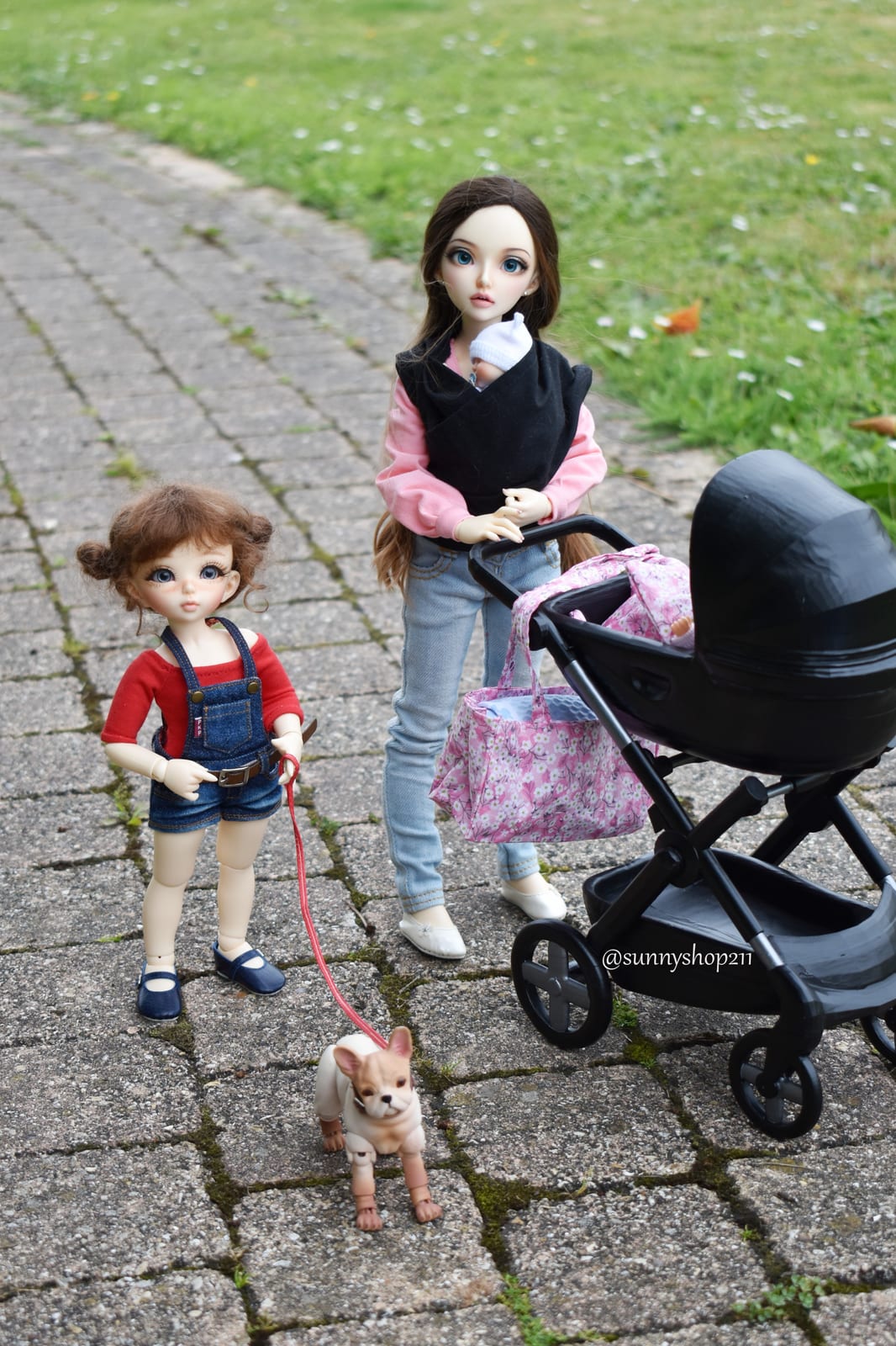 Stroller for BJD baby, Pukifee, Nappy Choo, Reborn, Minifee