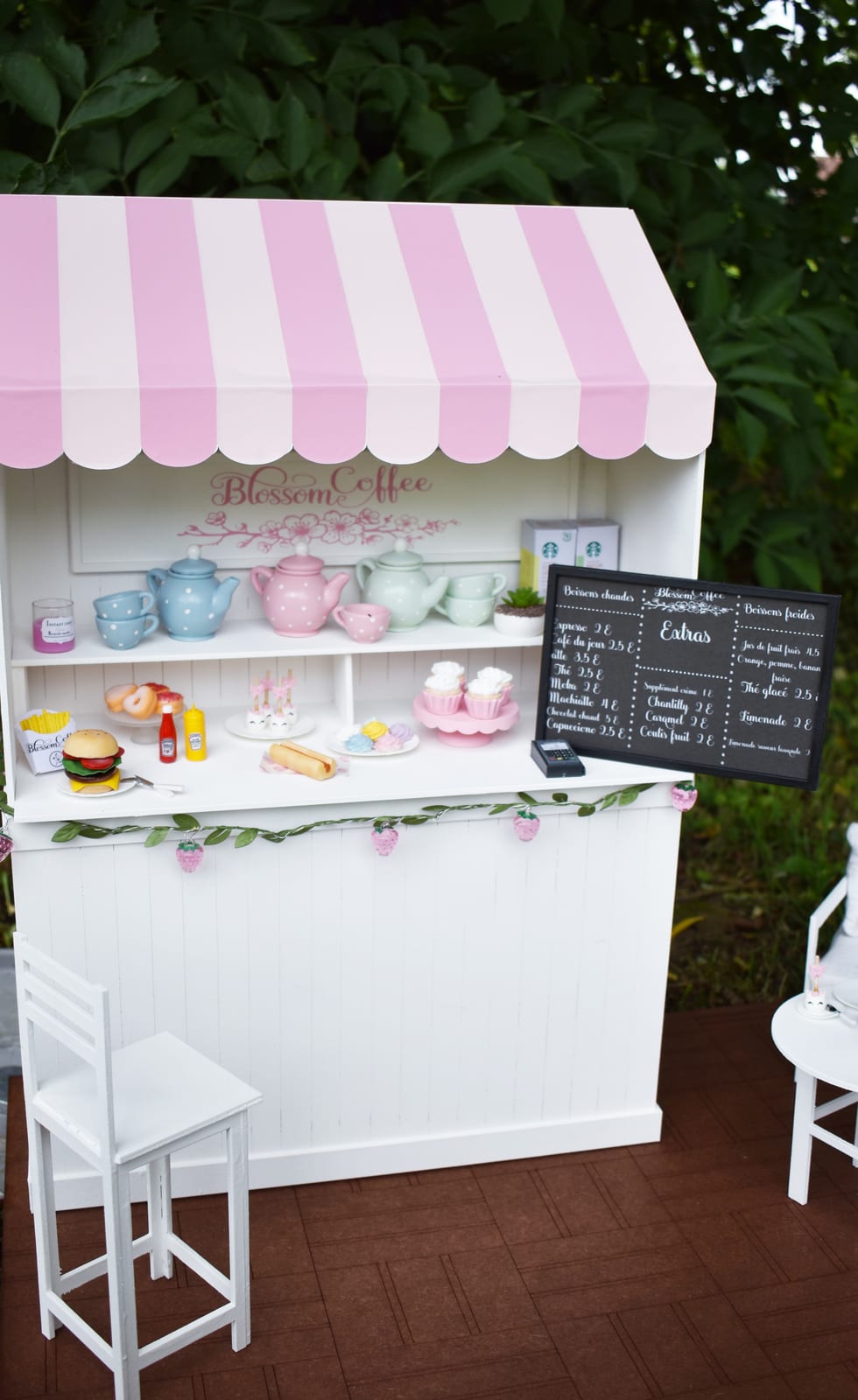 Tea room 1/6 & 1/4 miniature simulation for Barbie, Minifee, BJD