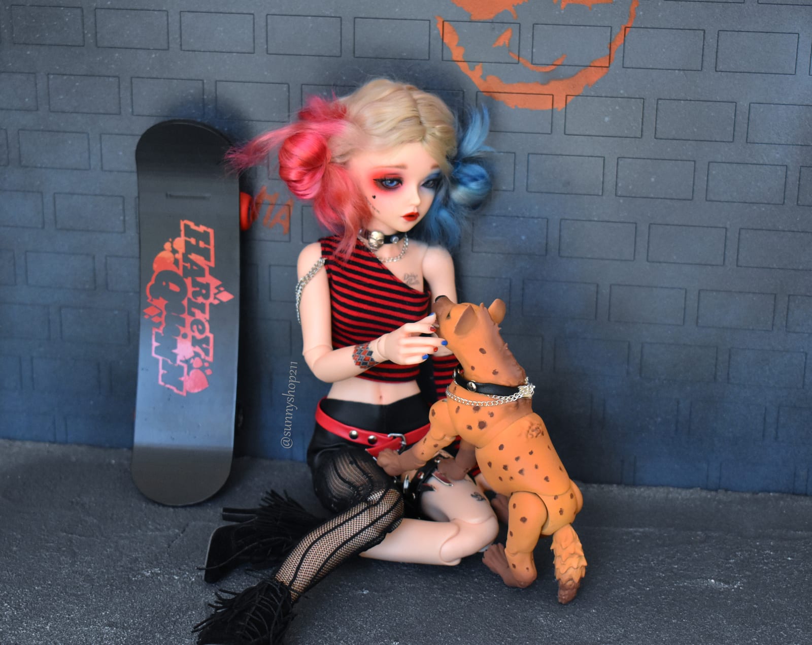 Hyena BJD "Bruce" for 1/4, 1/6 dolls BJD Minifee, Barbie