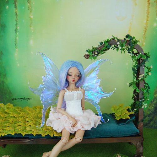 🌸🧚 Lit fée printemps – Diorama 1/4 | Minifee, MSD, Unoa, 