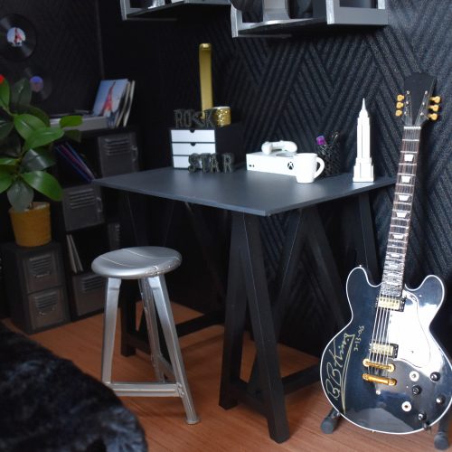 Bureau industriel miniature 1/4 & 1/6 – Style Rock & Loft Urbain