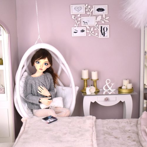 Console moderne miniature diorama 1/4 bjd MSD, minifee