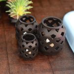 Lot de lanternes bougie miniature 1/6, 1/4 ou 1/3