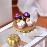 Miniature halloween cupcake