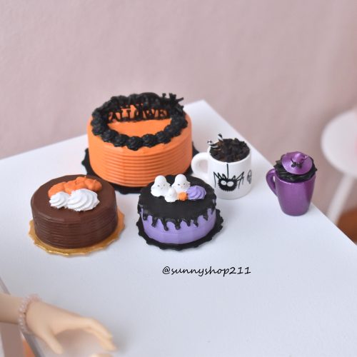 Gâteaux simulation miniature halloween