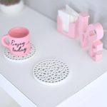 repose tasse/ sous verre 1/4 miniature  bjd MSD, minifee