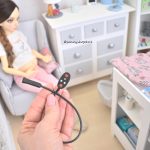 Simulation doppler fœtal miniature 1/4 bjd , MSD, minifee