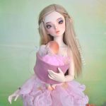 Echarpe de portage miniature 1/4 minifee, msd, bjd baby
