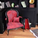 Fauteuil baroque miniature 1/4 bjd minifee