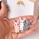 Lapin peluche miniature obitsu 11,pukifee, lati Yellow, Nappy choo