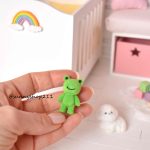 grenouille peluche miniature obitsu 11,pukifee, lati Yellow,