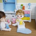 🧸 Bisounours miniature assis – Accessoire nursery BJD