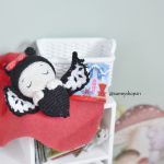 Doudou chauve souris miniature obitsu 11,pukifee, lati Yellow, bjd bébé