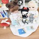 lot livres enfants miniature thème océan bébé bjd, pukifee,