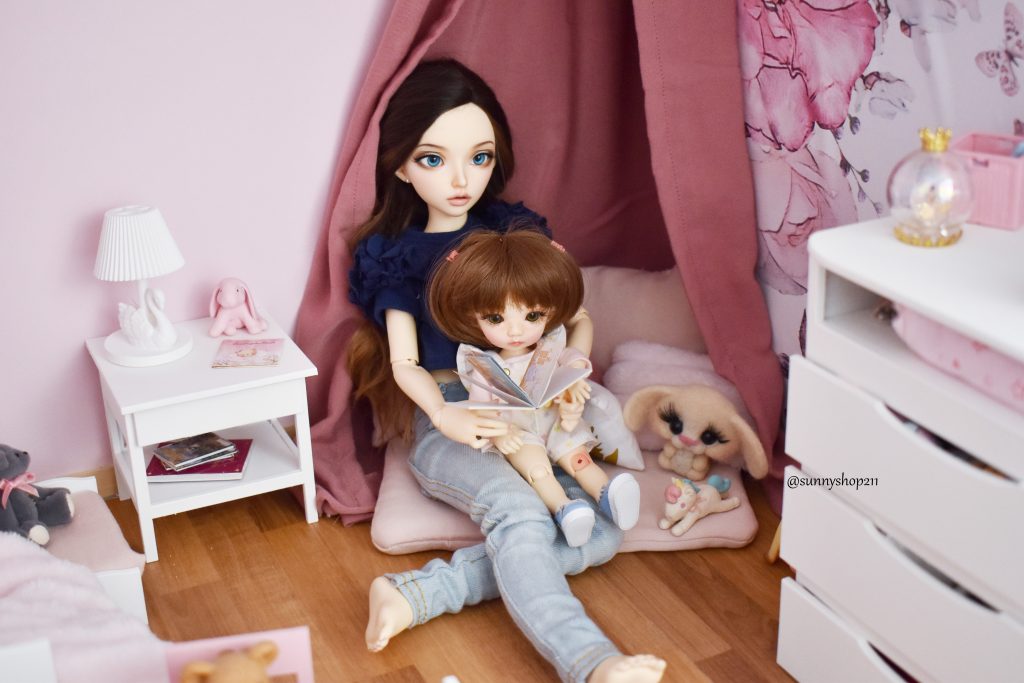 Livre à feuilleté miniature bébé bjd, pukifee,