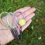 Raquette de tennis miniature dolls bjd minifee, simulation