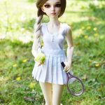 Raquette de tennis miniature dolls bjd minifee, simulation