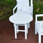 Table basse miniature 1/6, 1/4, Barbie, pullip, msd, minifee,