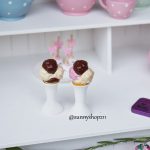 Cornet de glace simulation miniature minifee ,MSD