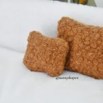 Coussin tricot miniature 1/6 1/4 Barbie, minifee , MSD