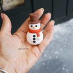 ⛄ Bonhomme de Neige Miniature – Pièce Artisanale