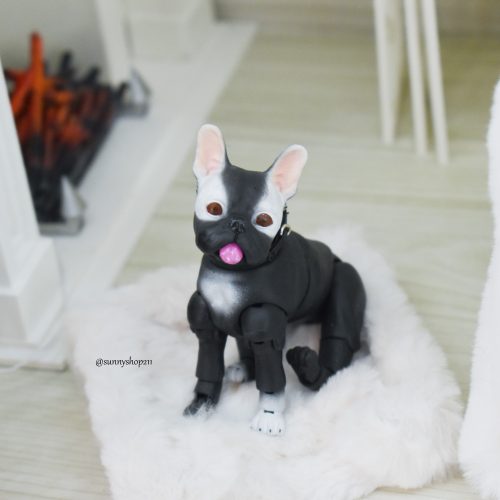Bouledogue français bjd "Texas" 1/4,1/6 dolls BJD minifee, Barbie,