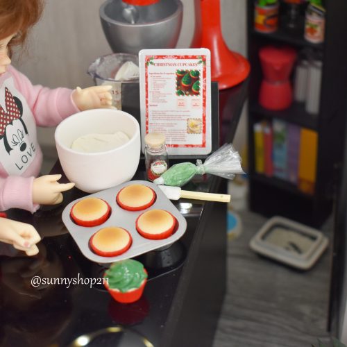 Set de cupcakes de Noël – 1/4 (Minifee, MSD…)