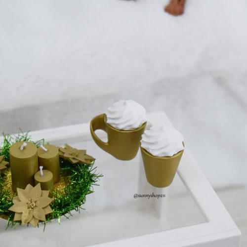 Lot de 2 tasses miniatures customisées – 1/4 (MSD, Minifee