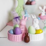 🐰 Lapin de Pâques miniature avec panier – 1/8 · 1/6 · 1/4