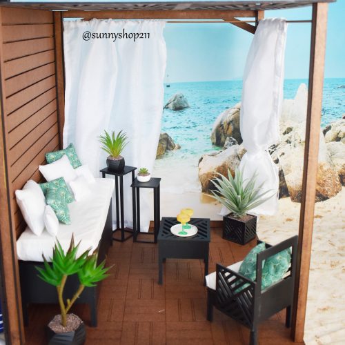 Du jardin d’hiver à la terrasse d’été – Diorama miniature modulable 1/4