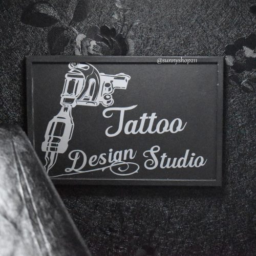 🖤 Cadre mural "Tattoo Design Studio" miniature – 1/6 · 1/4