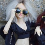 Lunettes de soleil « Golden Hour » – Simulation miniature BJD Minifee • MSD • Feeple 60