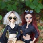 Lunettes de soleil « Golden Hour » – Simulation miniature BJD Minifee • MSD • Feeple 60