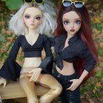 Lunettes de soleil « Golden Hour » – Simulation miniature BJD Minifee • MSD • Feeple 60